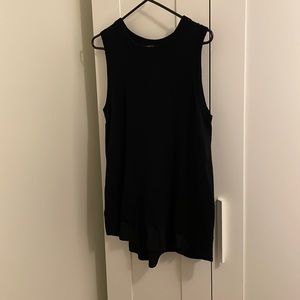 Black Wool Athleta Sleeveless Sweater